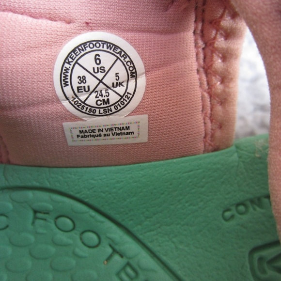 Keen Seacamp II cnx Girl's size 6  Tea/ Rose/ Peach Pearl Sandals Hiking,Outdoor - Picture 3 of 9